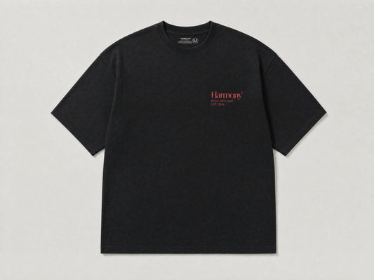 Camiseta Harmony Volatility - Black/Red