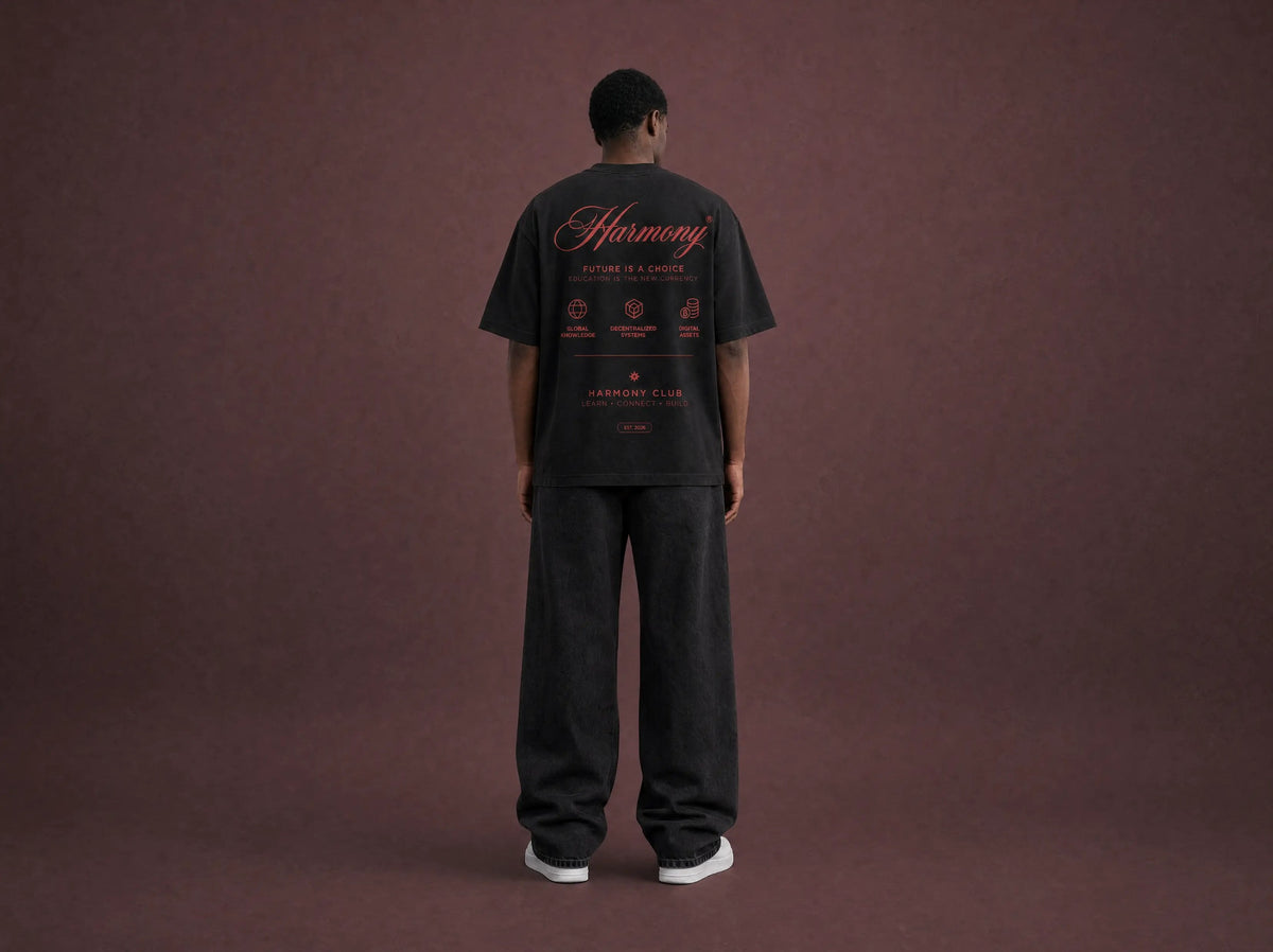 Camiseta Harmony Volatility - Black/Red