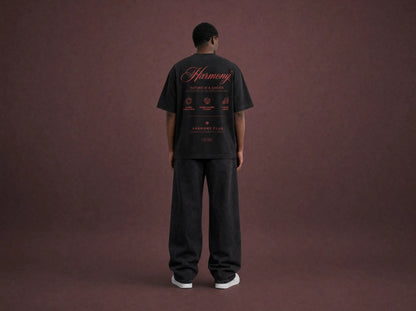 Camiseta Harmony Volatility - Black/Red