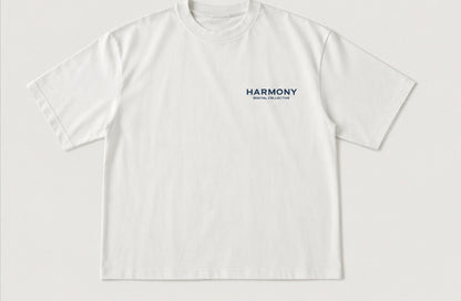 Camiseta Harmony Globe - White/Blue