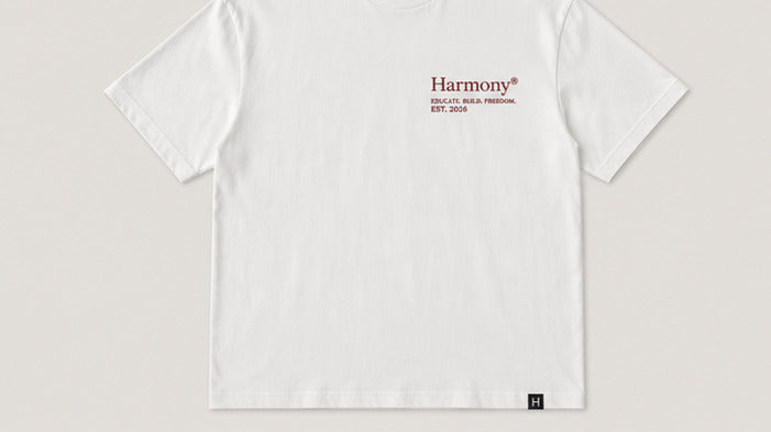 Camiseta Harmony Decision - White/Red