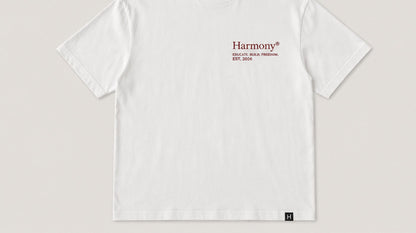 Camiseta Harmony Decision - White/Red
