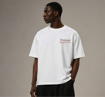 Camiseta Harmony Decision - White/Red