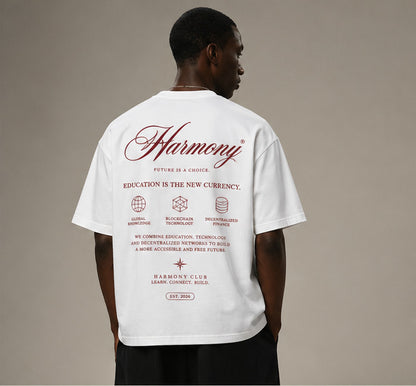 Camiseta Harmony Decision - White/Red