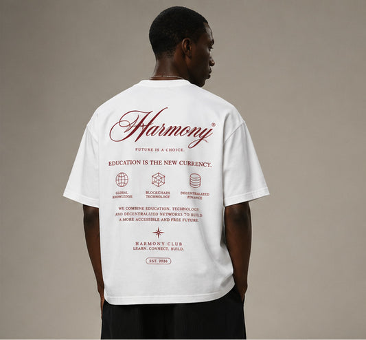 Camiseta Harmony Decision - White/Red